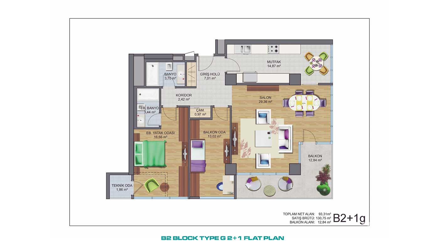 Newest Family İstanbul Flats Close to Main Road and Shopping Centers - 90715