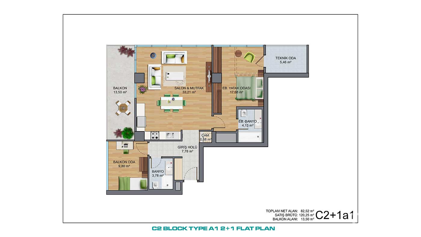 Newest Family İstanbul Flats Close to Main Road and Shopping Centers - 90716