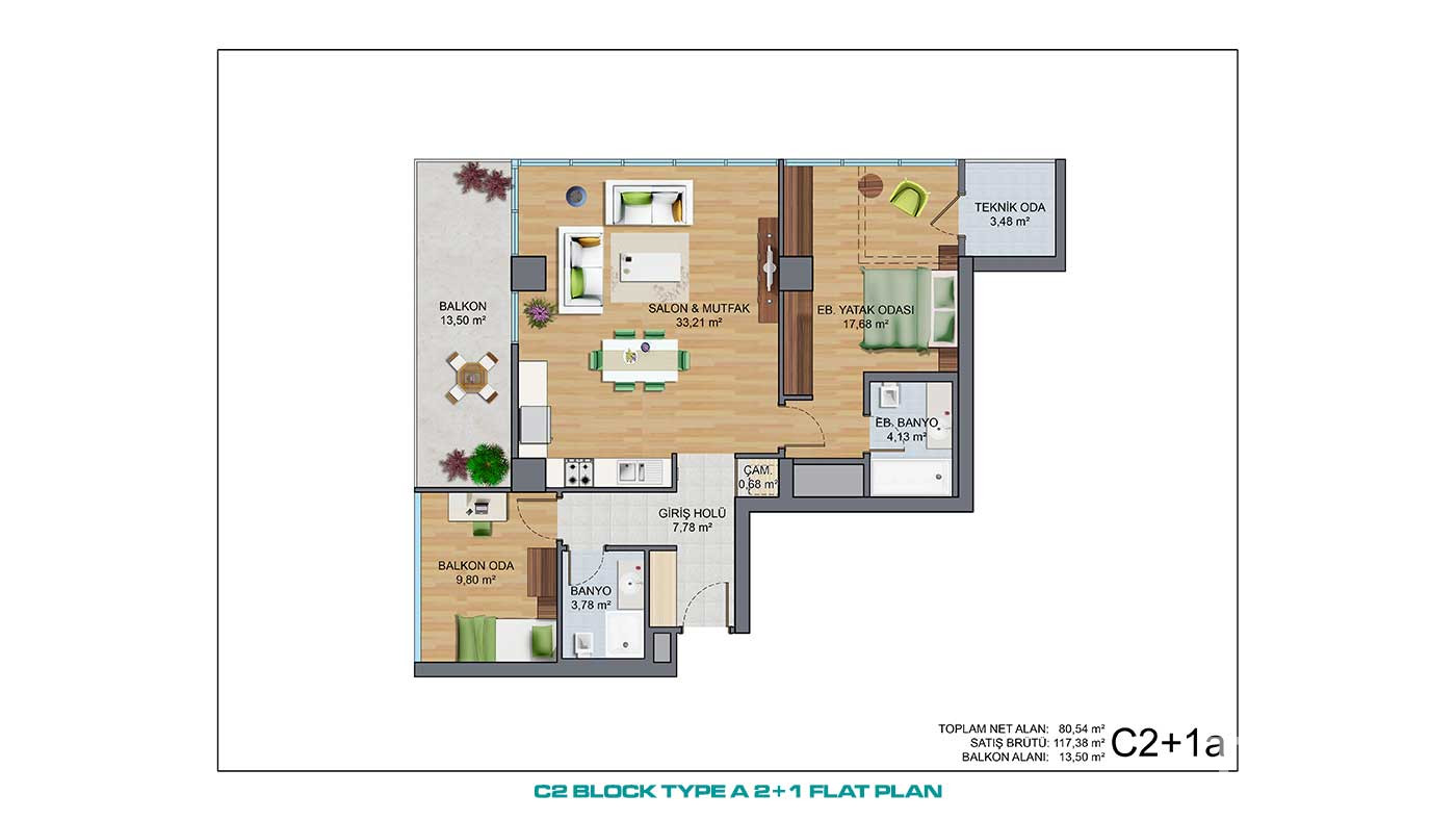 Newest Family İstanbul Flats Close to Main Road and Shopping Centers - 90717