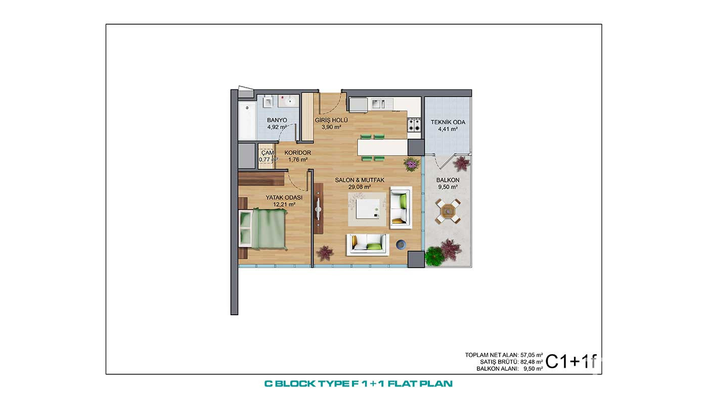 Newest Family İstanbul Flats Close to Main Road and Shopping Centers - 90724