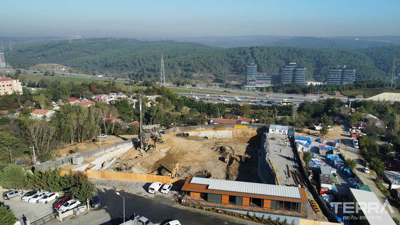 Chic Flats in a New Complex in İstanbul Kağıthane - 90751