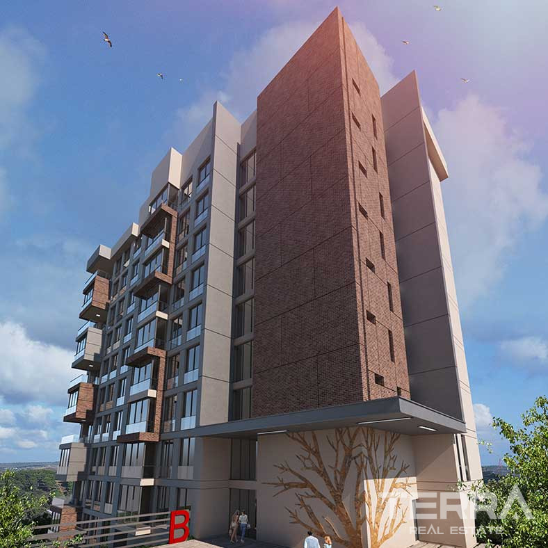 Chic Flats in a New Complex in İstanbul Kağıthane - 90758