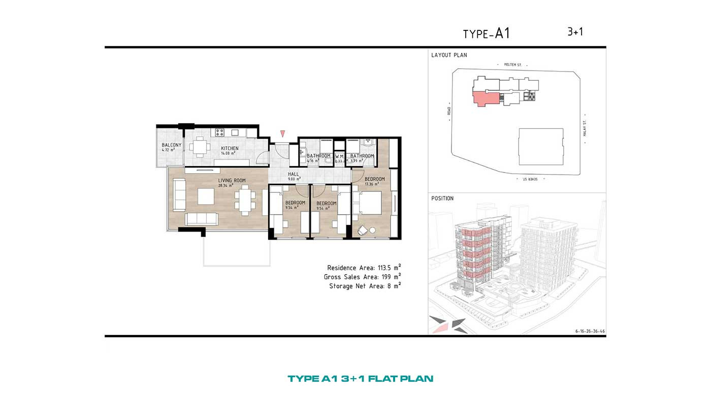 Chic Flats in a New Complex in İstanbul Kağıthane - 90767