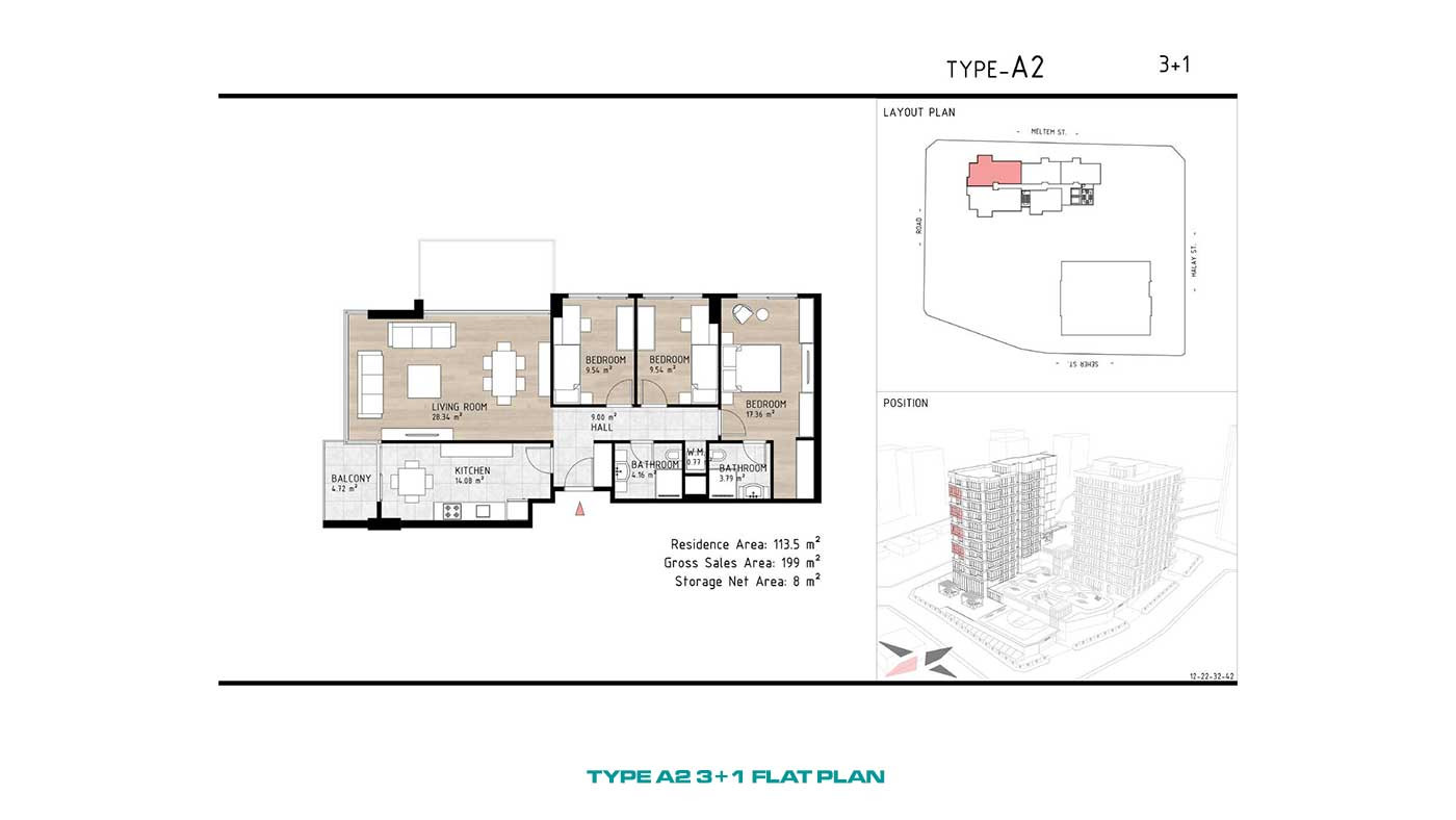 Chic Flats in a New Complex in İstanbul Kağıthane - 90768