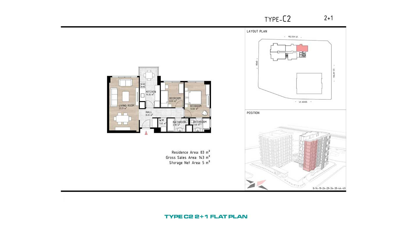 Chic Flats in a New Complex in İstanbul Kağıthane - 90772