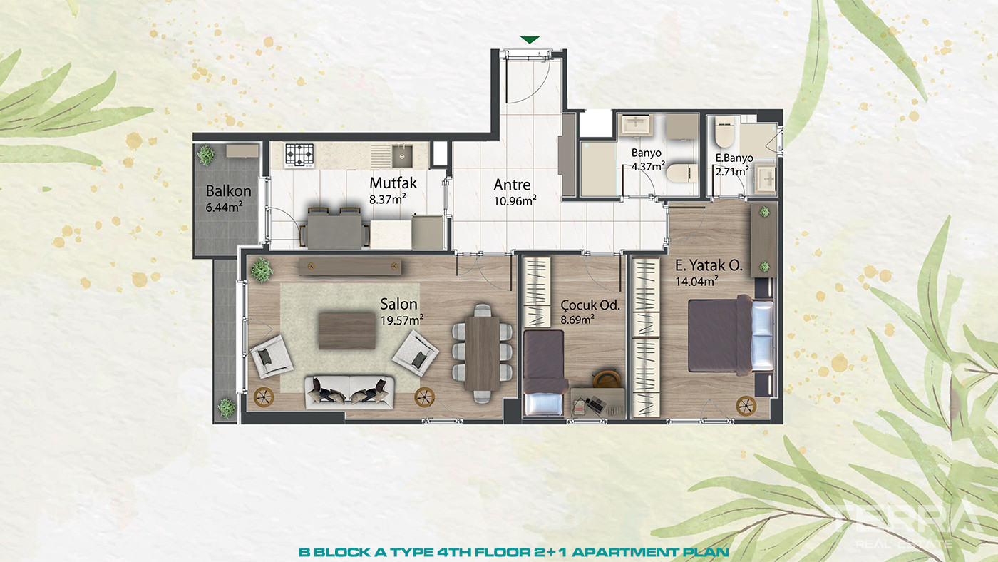 Hamidiye, Vadi Panorama Evleri'nde Aile Yaşamına Uygun Daireler - 90781