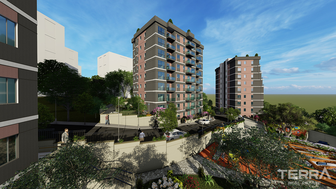 Hamidiye, Vadi Panorama Evleri'nde Aile Yaşamına Uygun Daireler - 90794