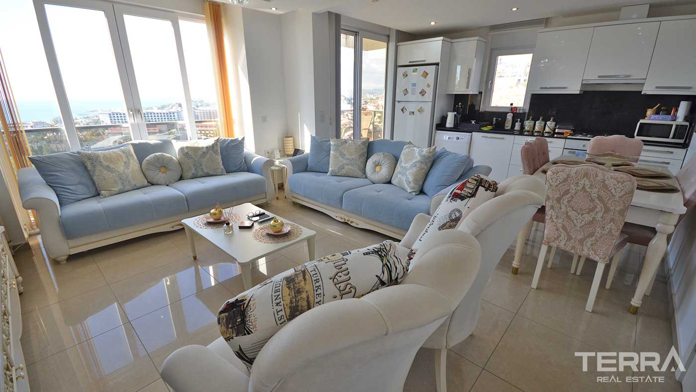 2+1 lejlighed i Sunset Beach VIP II Residence, Konaklı Alanya - 90847