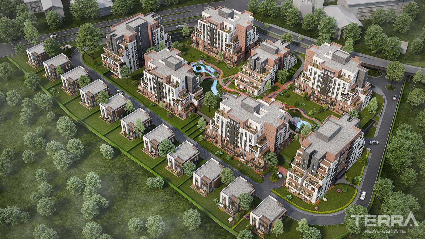 Apartments for Sale in İstanbul, Başakşehir - Tual Gölyaka - 90902