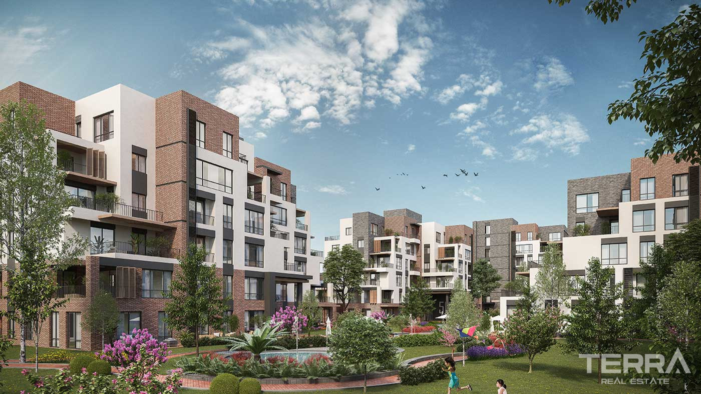 Apartments for Sale in İstanbul, Başakşehir - Tual Gölyaka - 90908