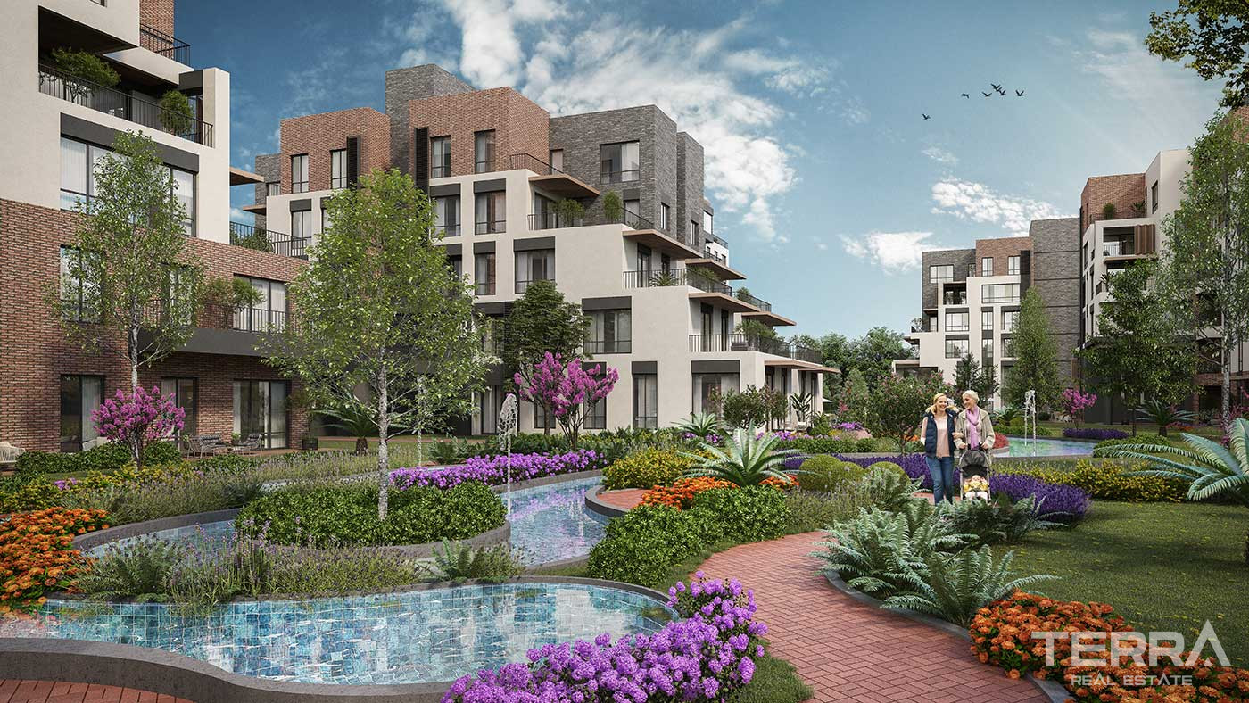 Apartments for Sale in İstanbul, Başakşehir - Tual Gölyaka - 90913