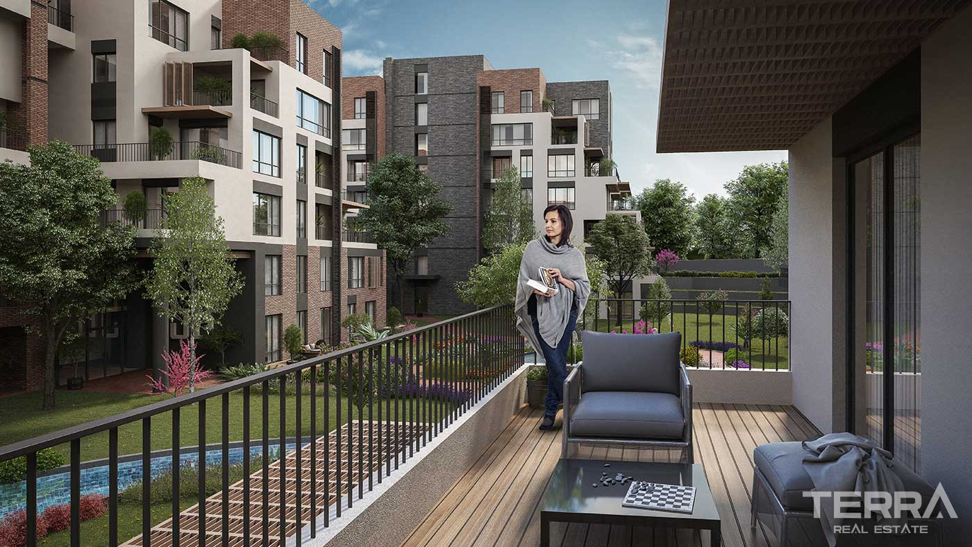 Apartments for Sale in İstanbul, Başakşehir - Tual Gölyaka - 90915