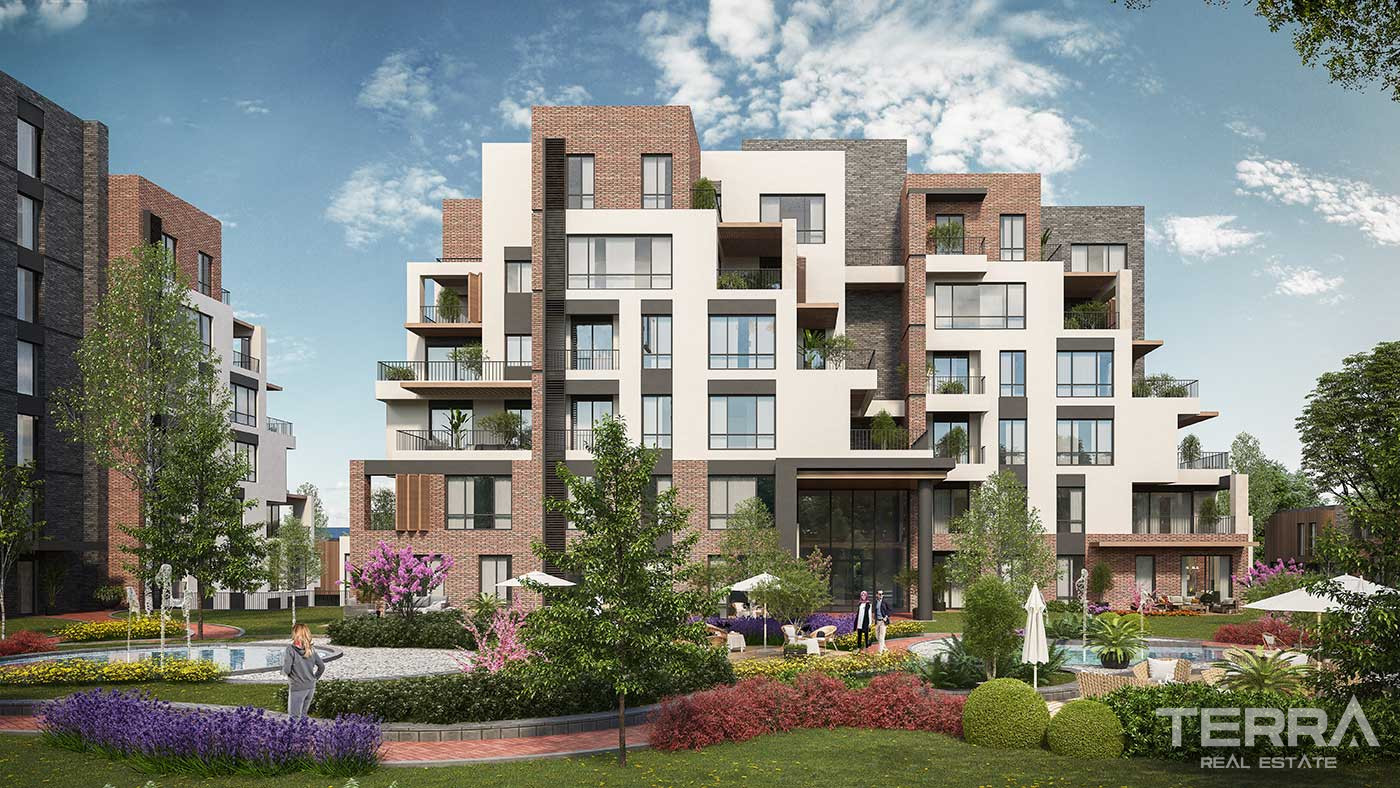 Apartments for Sale in İstanbul, Başakşehir - Tual Gölyaka - 90918