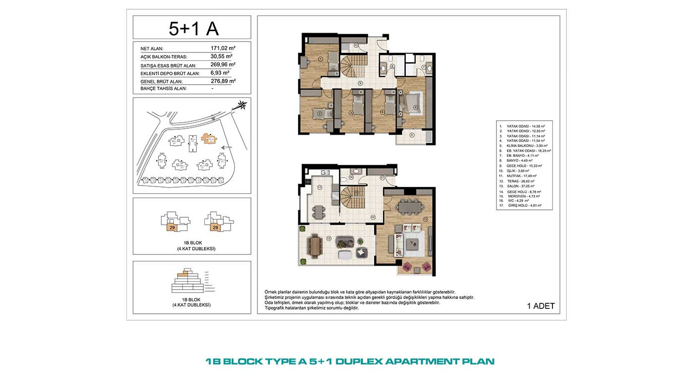 Apartments for Sale in İstanbul, Başakşehir - Tual Gölyaka - 90920