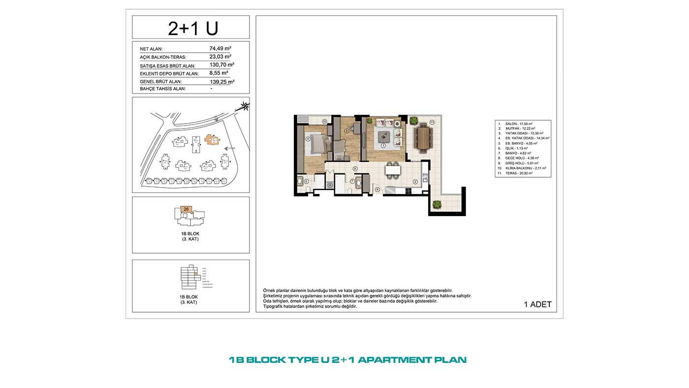 Apartments for Sale in İstanbul, Başakşehir - Tual Gölyaka - 90926