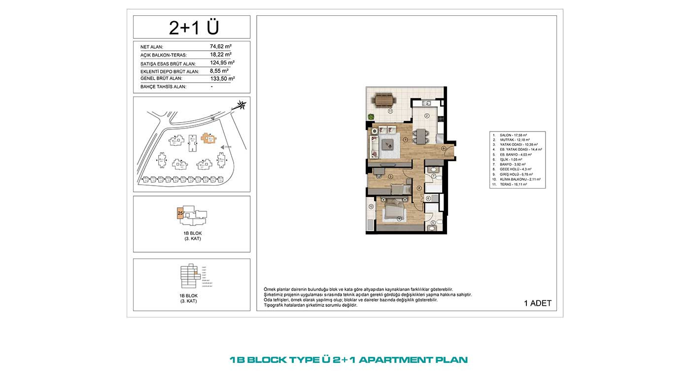 Apartments for Sale in İstanbul, Başakşehir - Tual Gölyaka - 90928