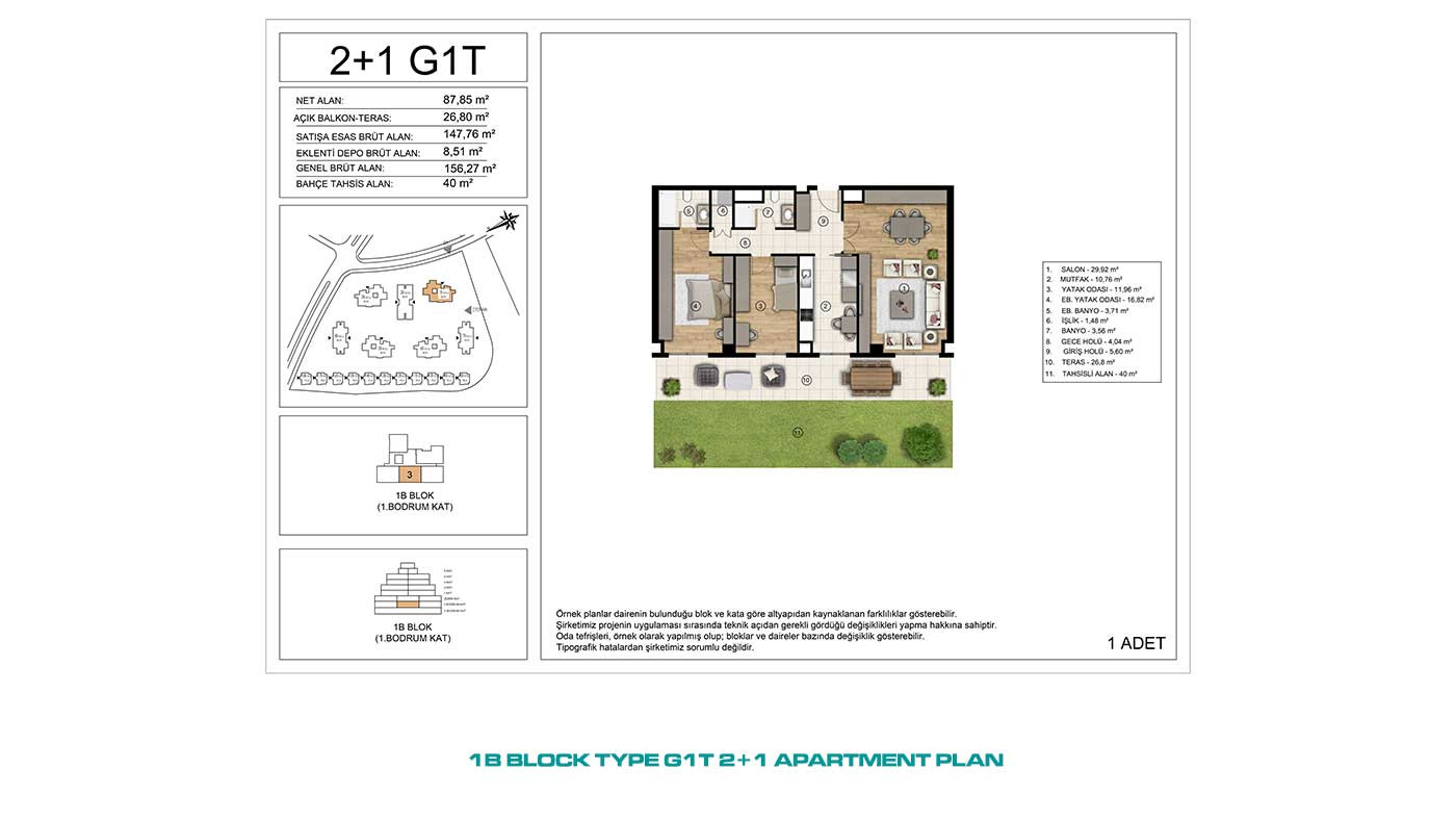 Apartments for Sale in İstanbul, Başakşehir - Tual Gölyaka - 90931