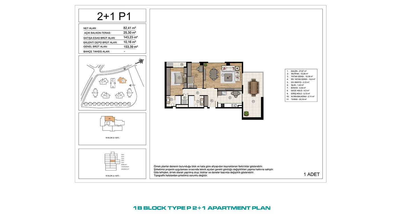 Apartments for Sale in İstanbul, Başakşehir - Tual Gölyaka - 90936