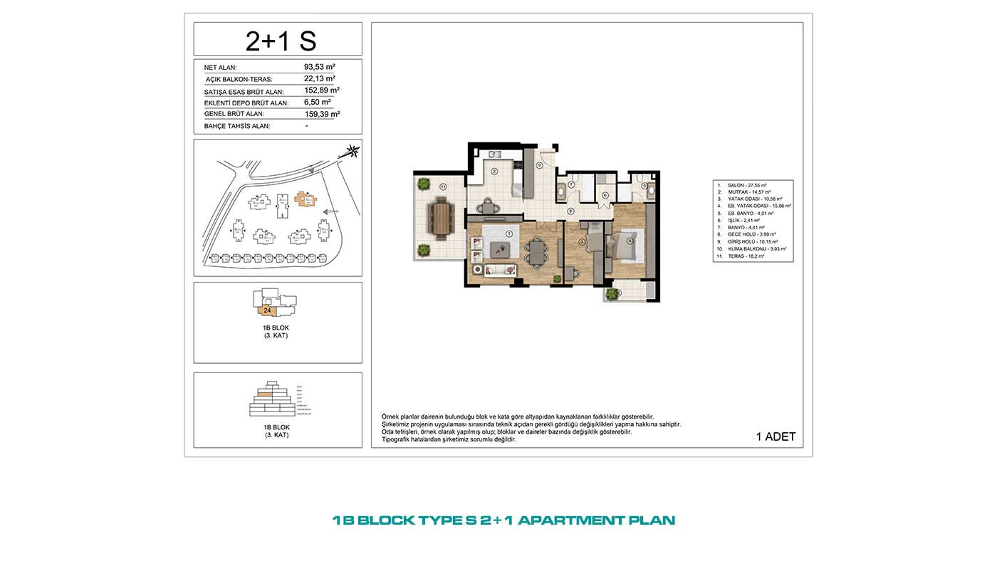 Apartments for Sale in İstanbul, Başakşehir - Tual Gölyaka - 90937