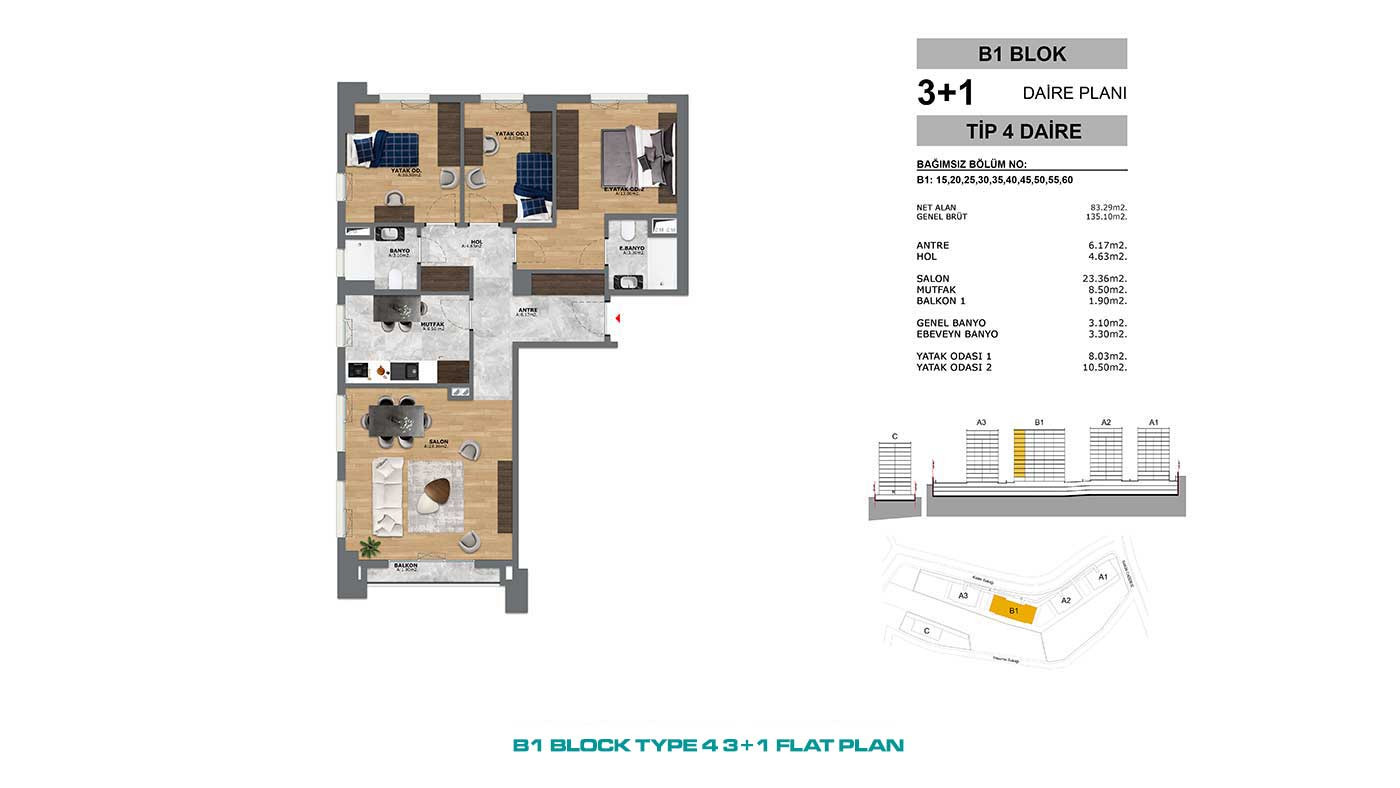 Convenient Public Transport Access from Flats in İstanbul, Eyüp - 90996