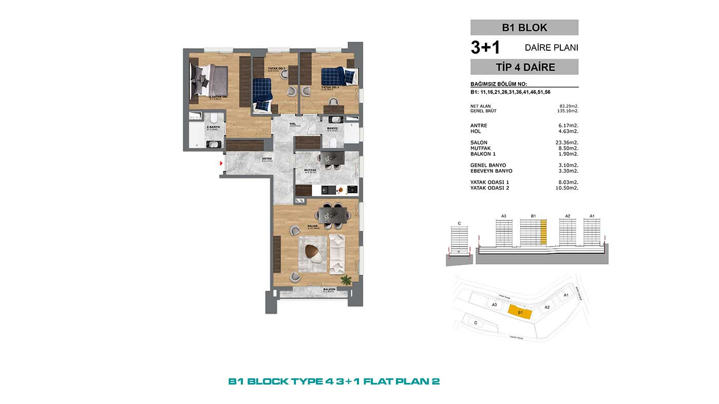 Convenient Public Transport Access from Flats in İstanbul, Eyüp - 90997