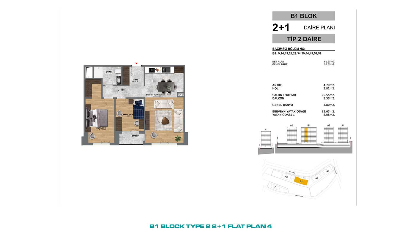Convenient Public Transport Access from Flats in İstanbul, Eyüp - 91001