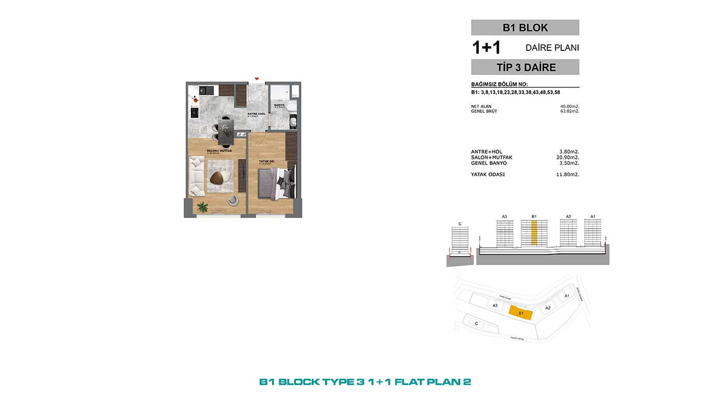 Convenient Public Transport Access from Flats in İstanbul, Eyüp - 91003