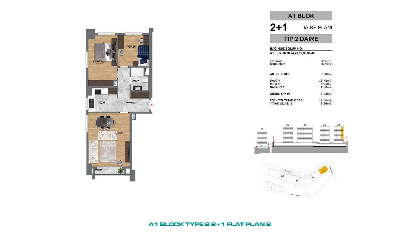 Convenient Public Transport Access from Flats in İstanbul, Eyüp - 91033
