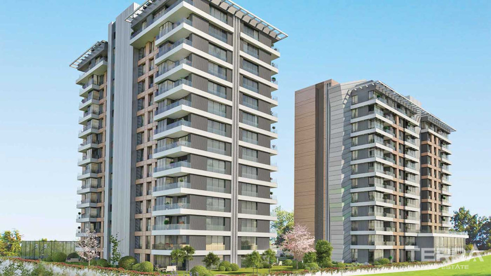 Exquisite Amenities from Apartments in a Secured Complex in İstanbul
