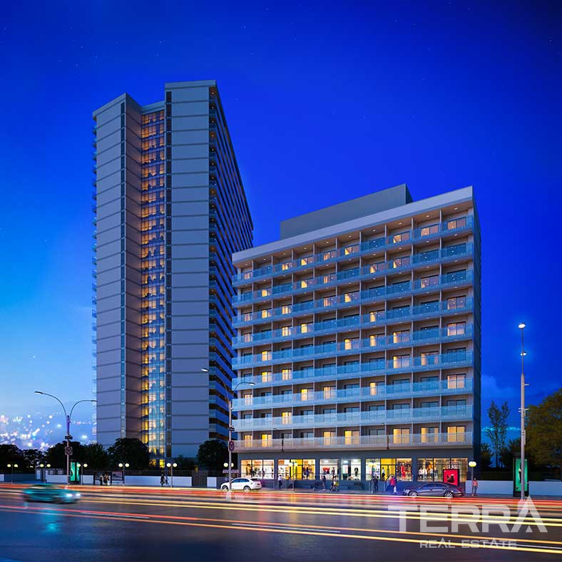Sea View Flats for Sale in a 5 Star Hotel Concept Complex in Maltepe - 91142