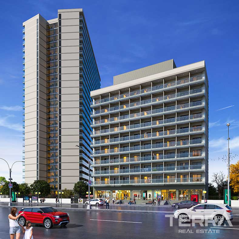 Sea View Flats for Sale in a 5 Star Hotel Concept Complex in Maltepe - 91144