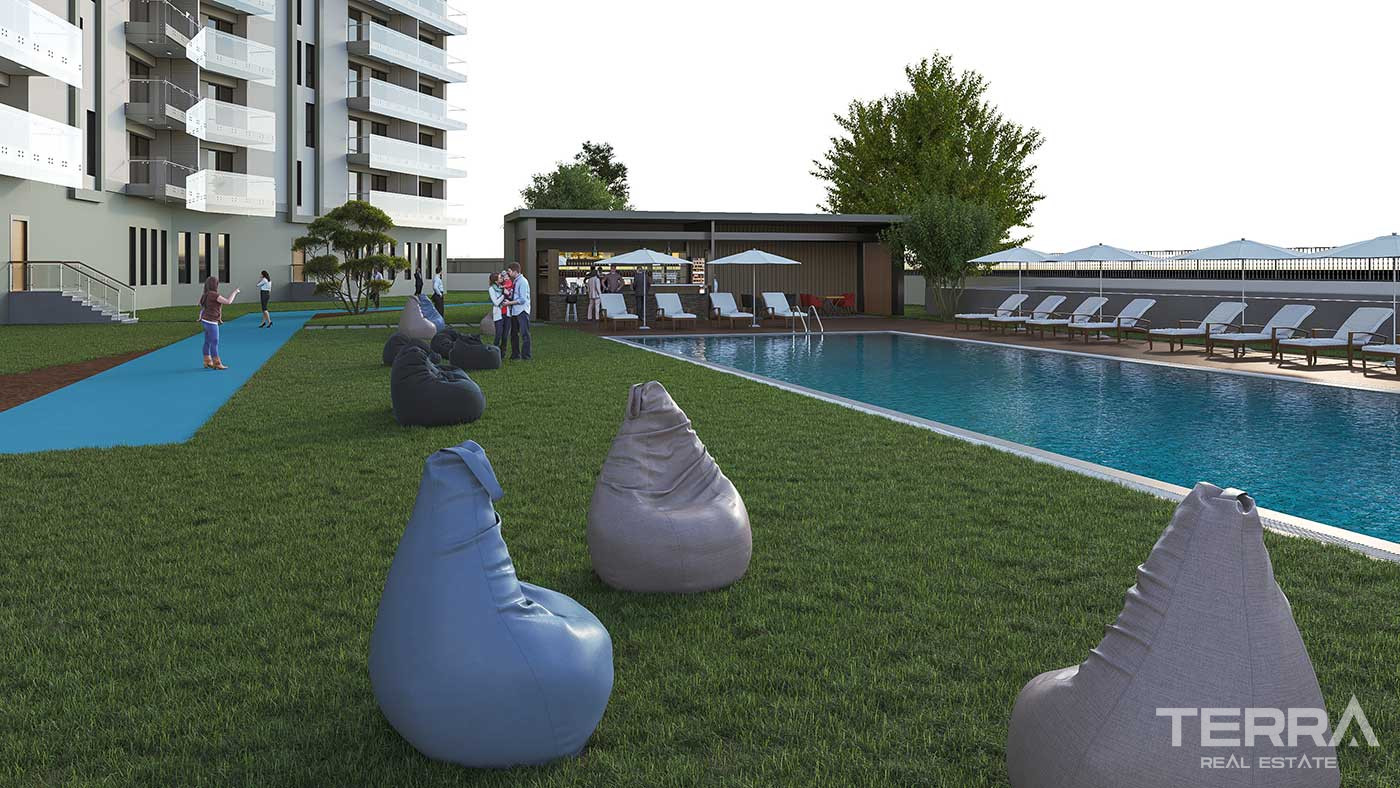 Sea View Flats for Sale in a 5 Star Hotel Concept Complex in Maltepe - 91149