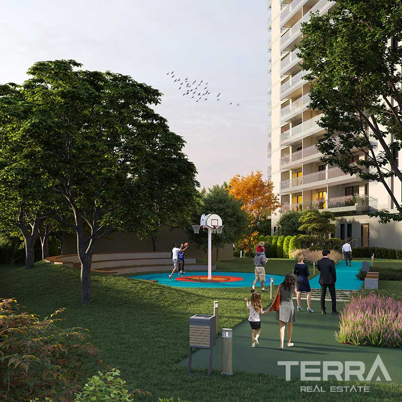 Sea View Flats for Sale in a 5 Star Hotel Concept Complex in Maltepe - 91148
