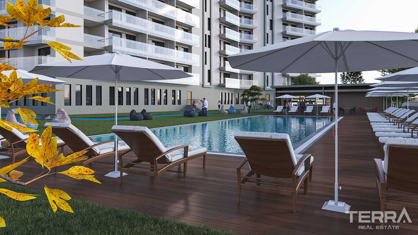 Sea View Flats for Sale in a 5 Star Hotel Concept Complex in Maltepe - 91151