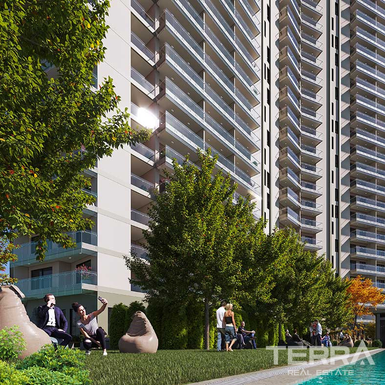 Sea View Flats for Sale in a 5 Star Hotel Concept Complex in Maltepe - 91150