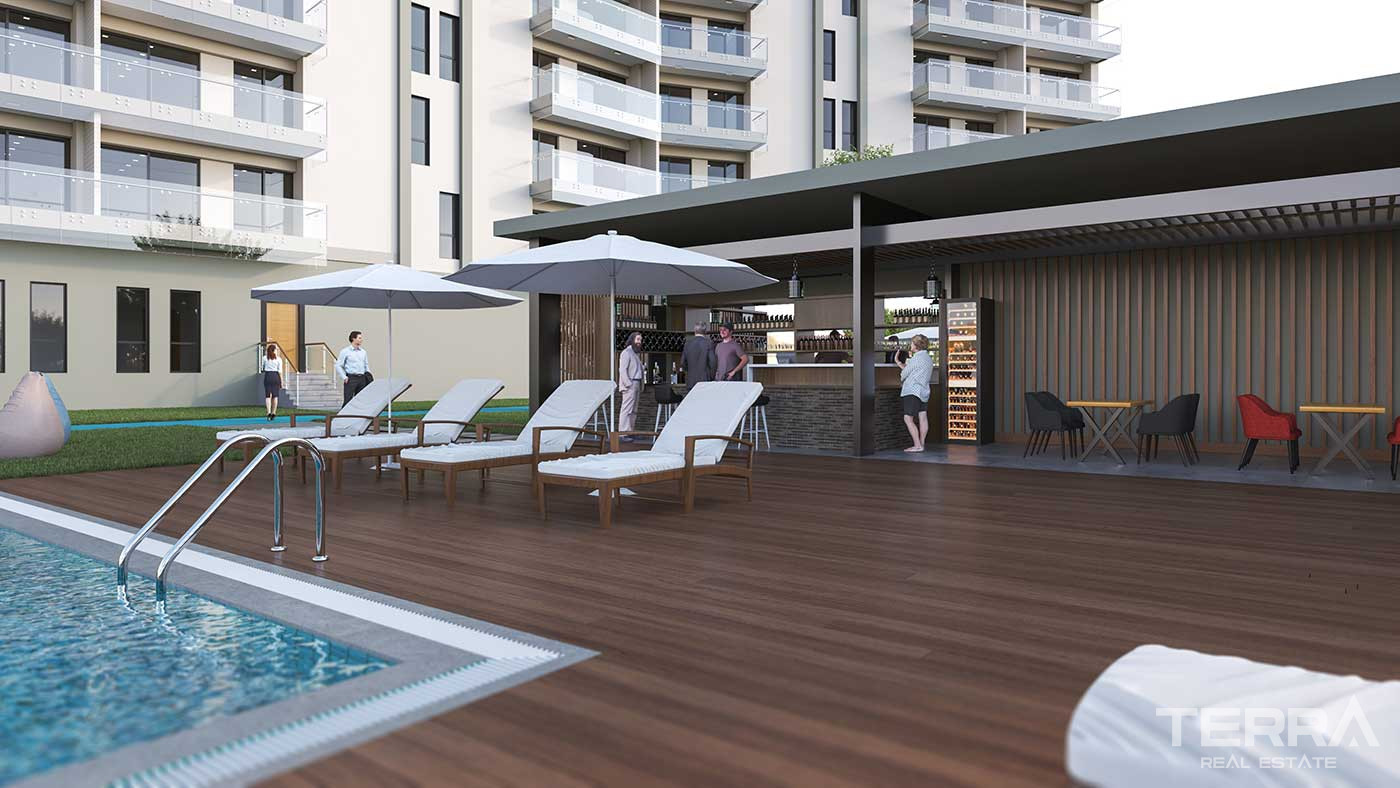 Sea View Flats for Sale in a 5 Star Hotel Concept Complex in Maltepe - 91152