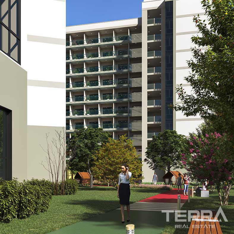 Sea View Flats for Sale in a 5 Star Hotel Concept Complex in Maltepe - 91157