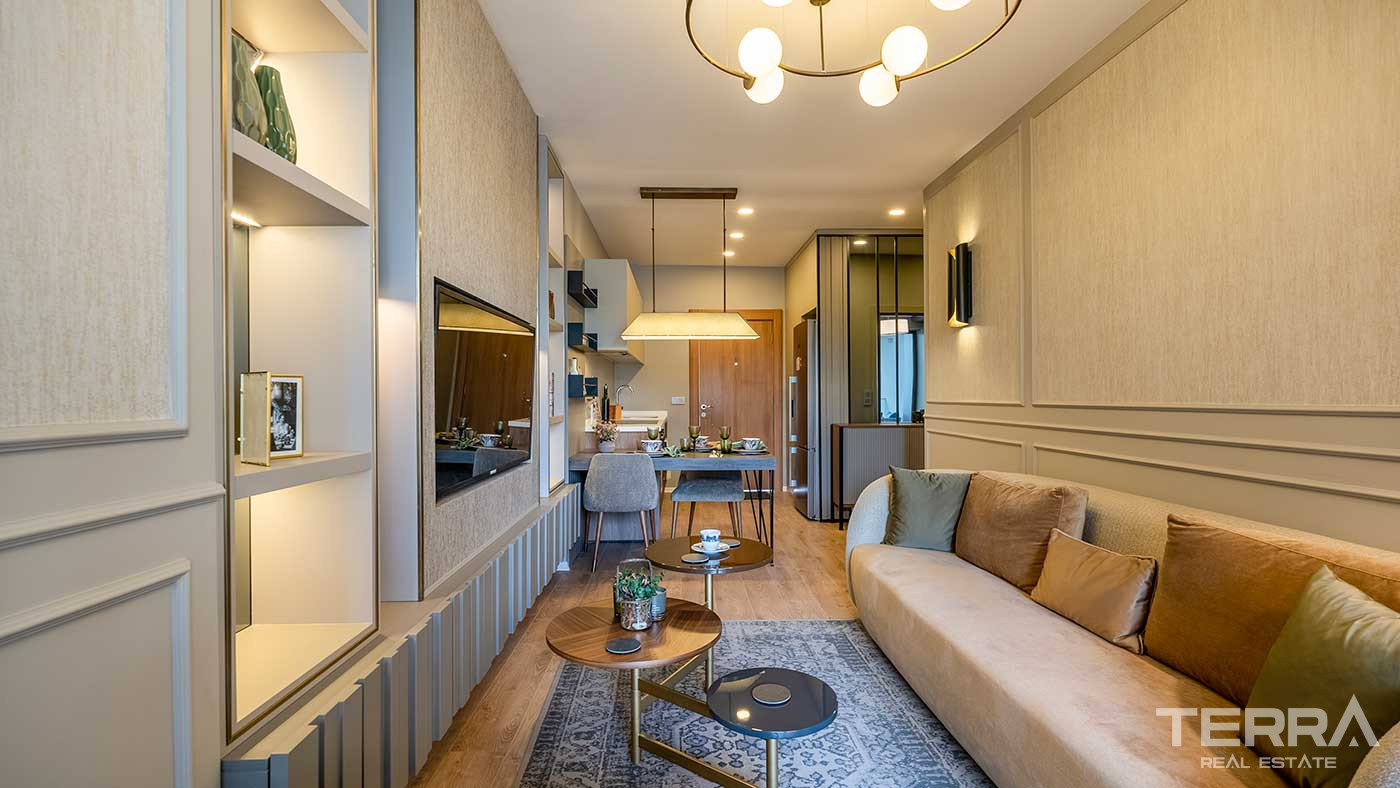 Sea View Flats for Sale in a 5 Star Hotel Concept Complex in Maltepe - 91163