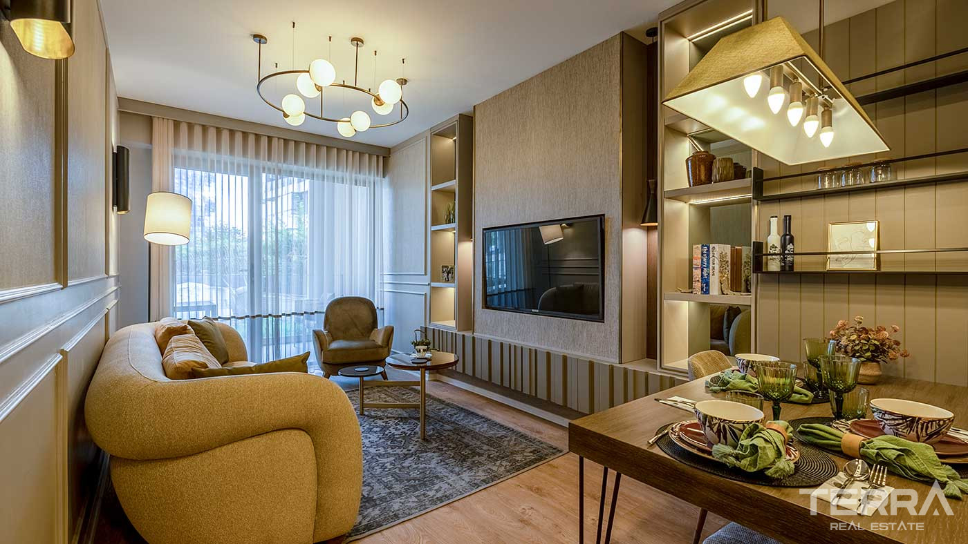 Sea View Flats for Sale in a 5 Star Hotel Concept Complex in Maltepe - 91164