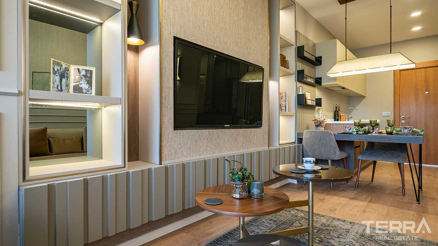 Sea View Flats for Sale in a 5 Star Hotel Concept Complex in Maltepe - 91165