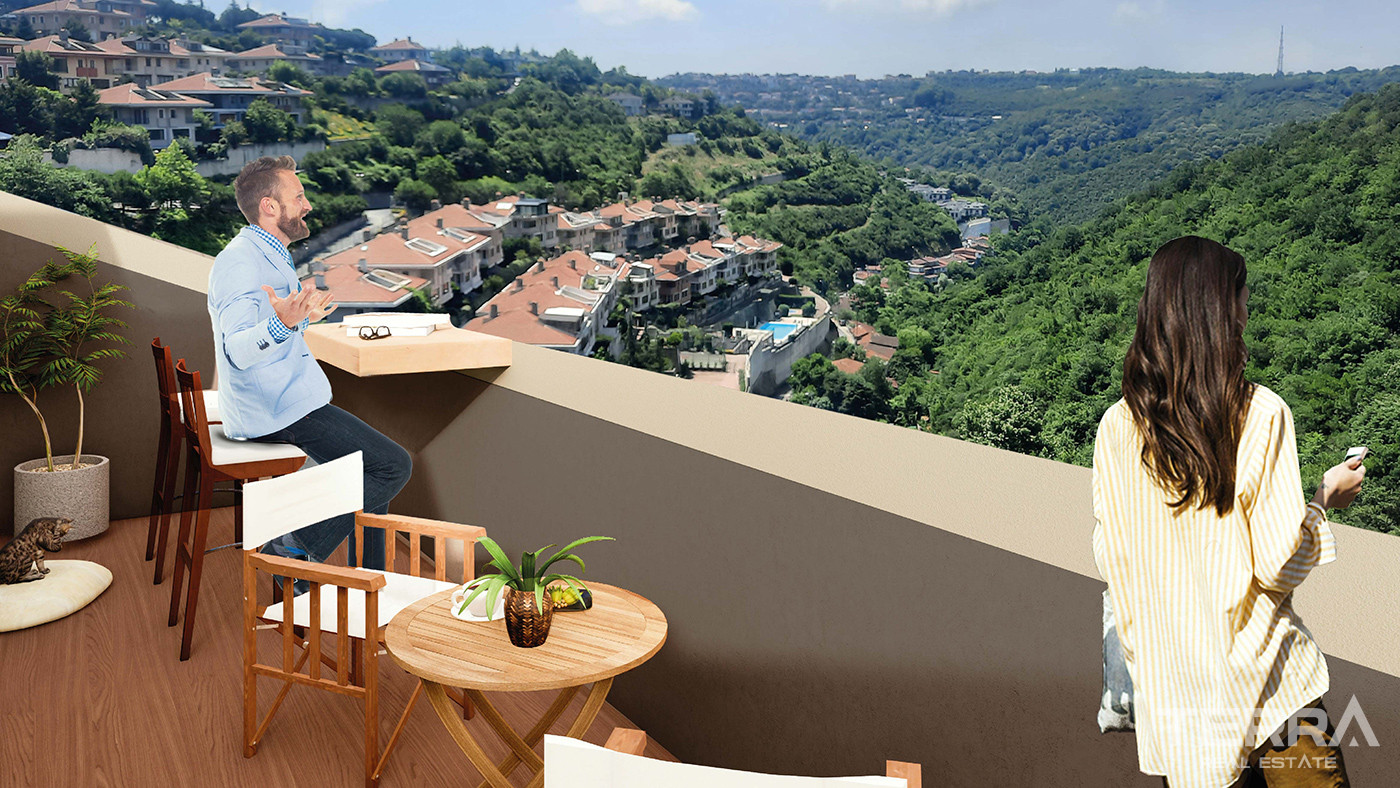 Upscale Apartment Complex Near Nature in Sarıyer, İstanbul - 91169