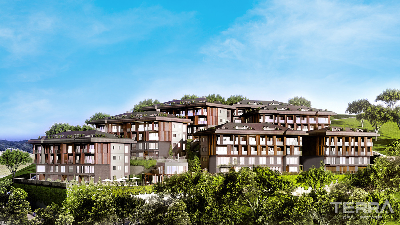 Upscale Apartment Complex Near Nature in Sarıyer, İstanbul - 91170
