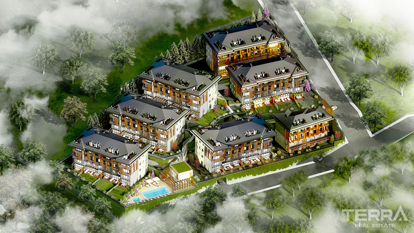 Upscale Apartment Complex Near Nature in Sarıyer, İstanbul - 91172