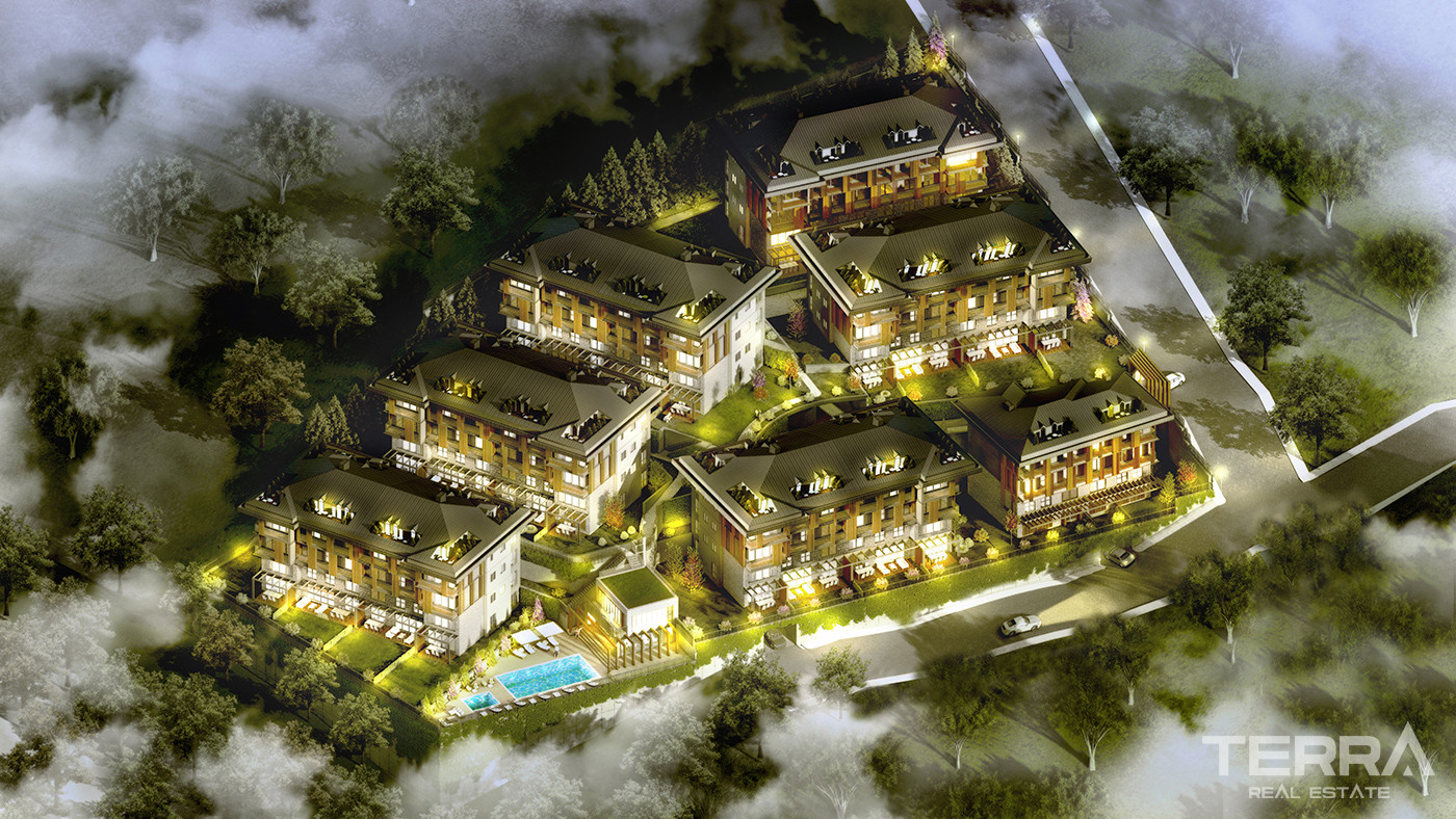 Upscale Apartment Complex Near Nature in Sarıyer, İstanbul - 91174