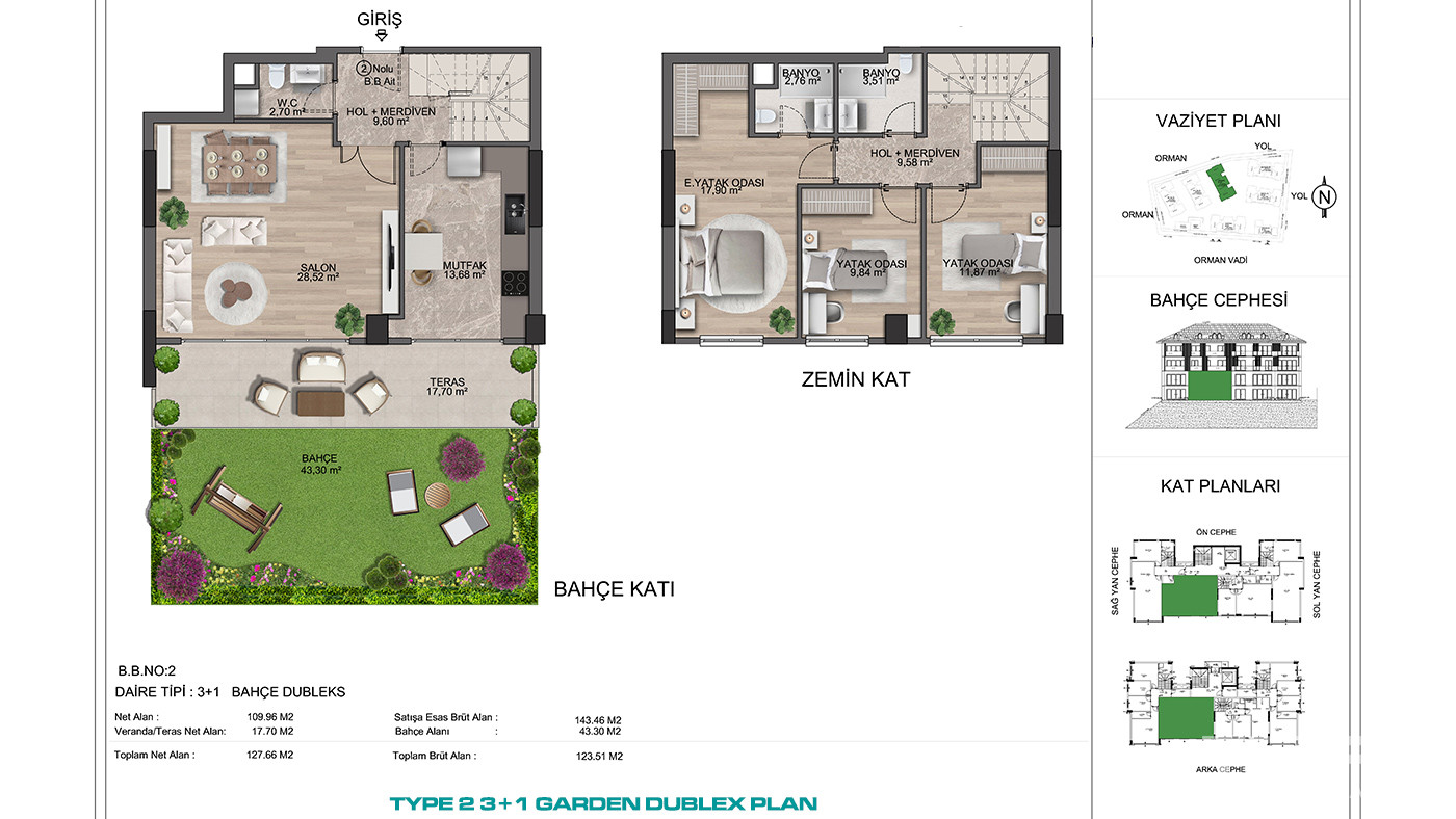 Upscale Apartment Complex Near Nature in Sarıyer, İstanbul - 91178