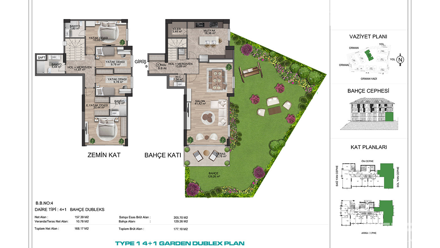 Upscale Apartment Complex Near Nature in Sarıyer, İstanbul - 91181