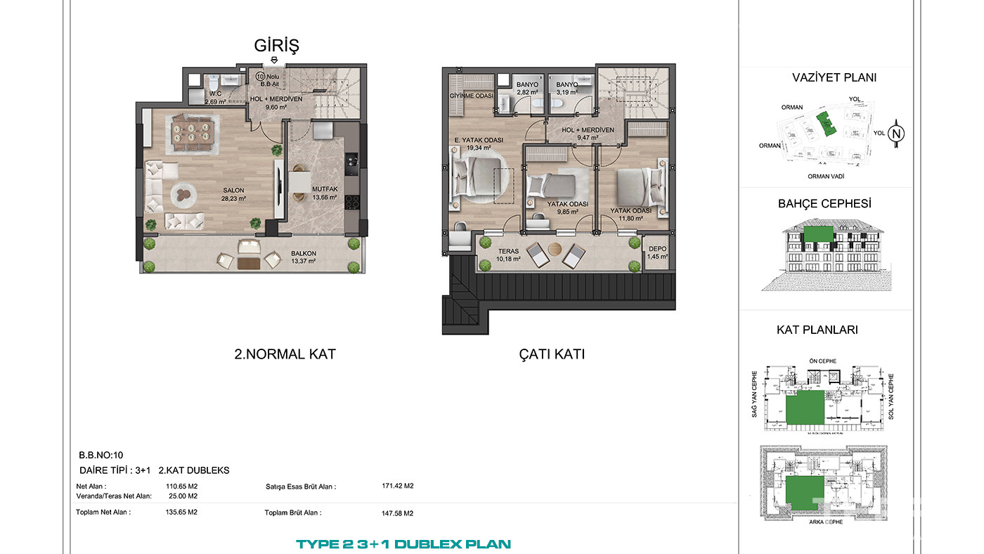 Upscale Apartment Complex Near Nature in Sarıyer, İstanbul - 91184