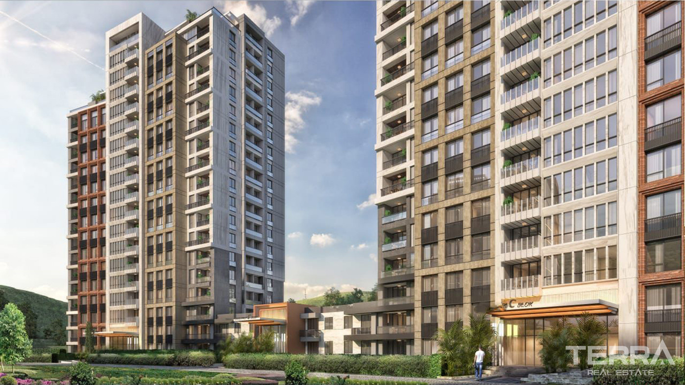 Przestronne mieszkania w doskonałej lokalizacji w Kağıthane w Stambule - 91226