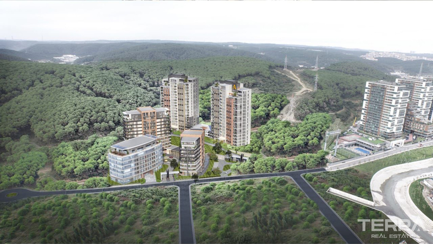 Przestronne mieszkania w doskonałej lokalizacji w Kağıthane w Stambule - 91227