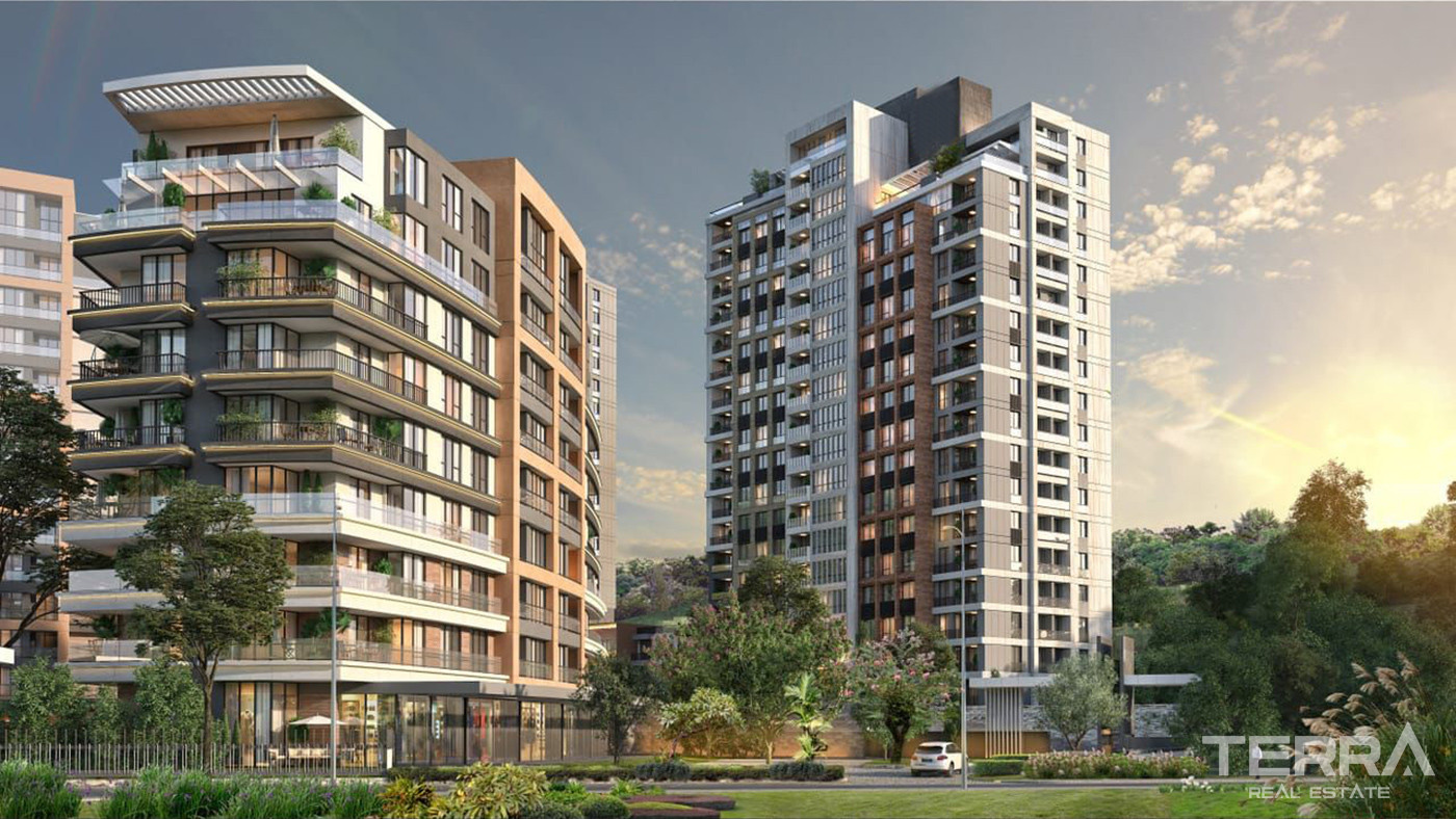 Przestronne mieszkania w doskonałej lokalizacji w Kağıthane w Stambule - 91235